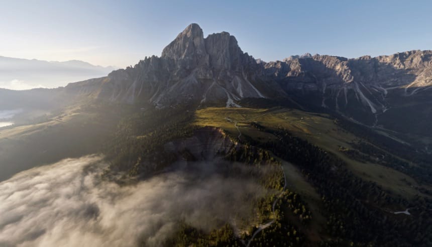Aerial photo Alpine Inn Börz